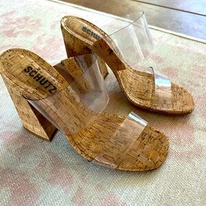 Schutz heels in nearly brand new condition